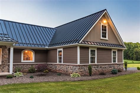 metal roof on masonry house|metal roof brick house.